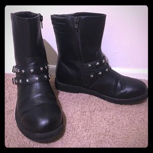 H&M girls biker boots